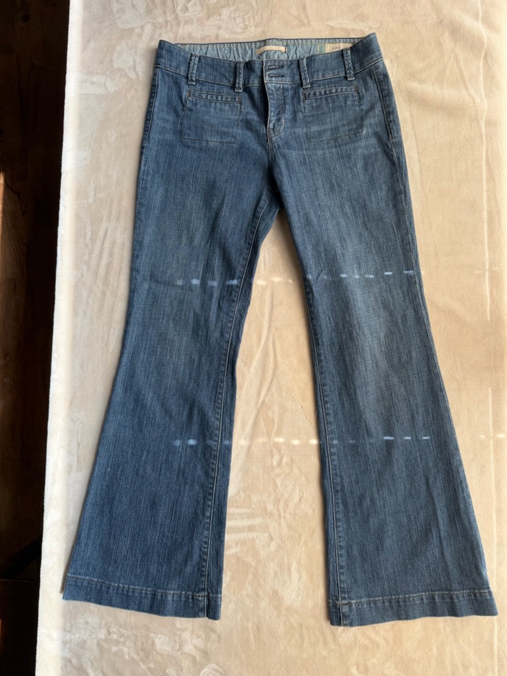 GAP Curvy Flare Jeans Women’s Size 10 Medium Wash Stretch Denim